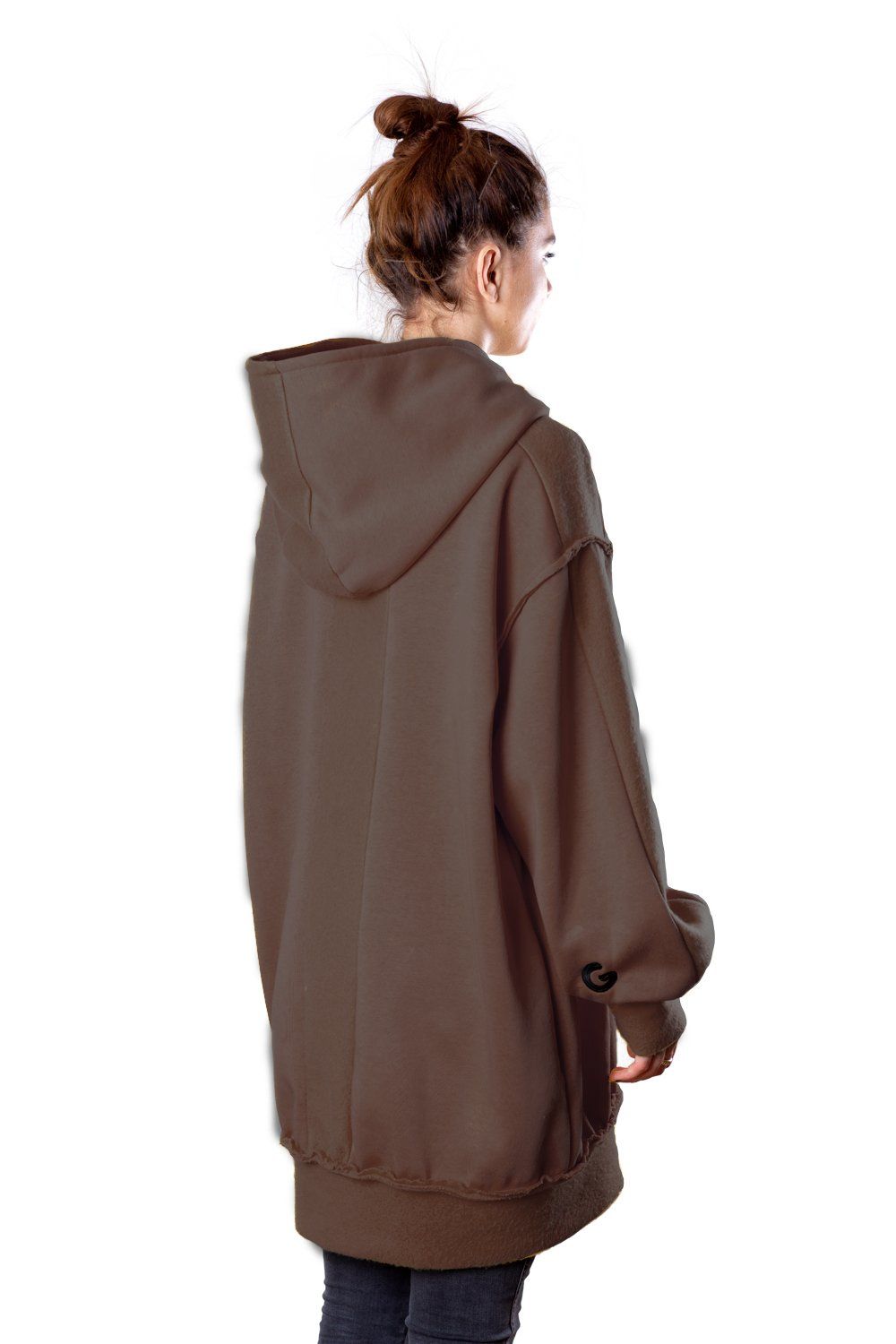 TheG Fresh Oversize Hoody Woman // hnedá