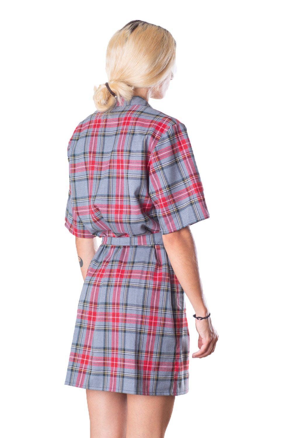 Tartan Woman Dress // gry