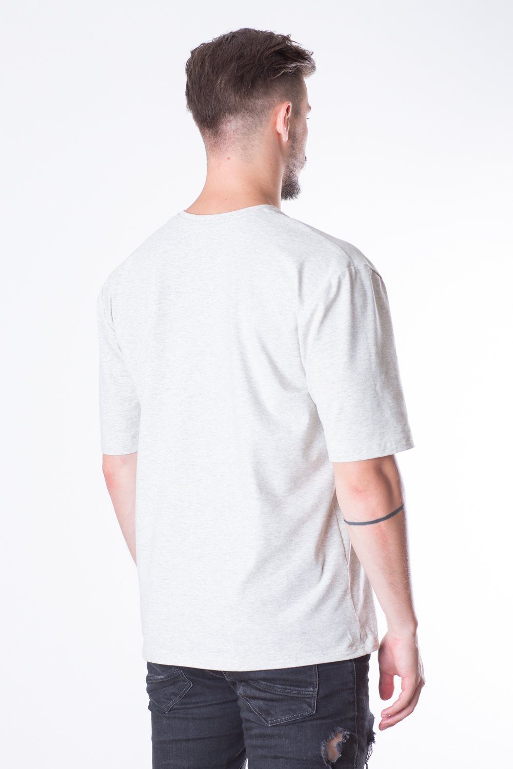 French Terry Man Oversize Tee // off-white