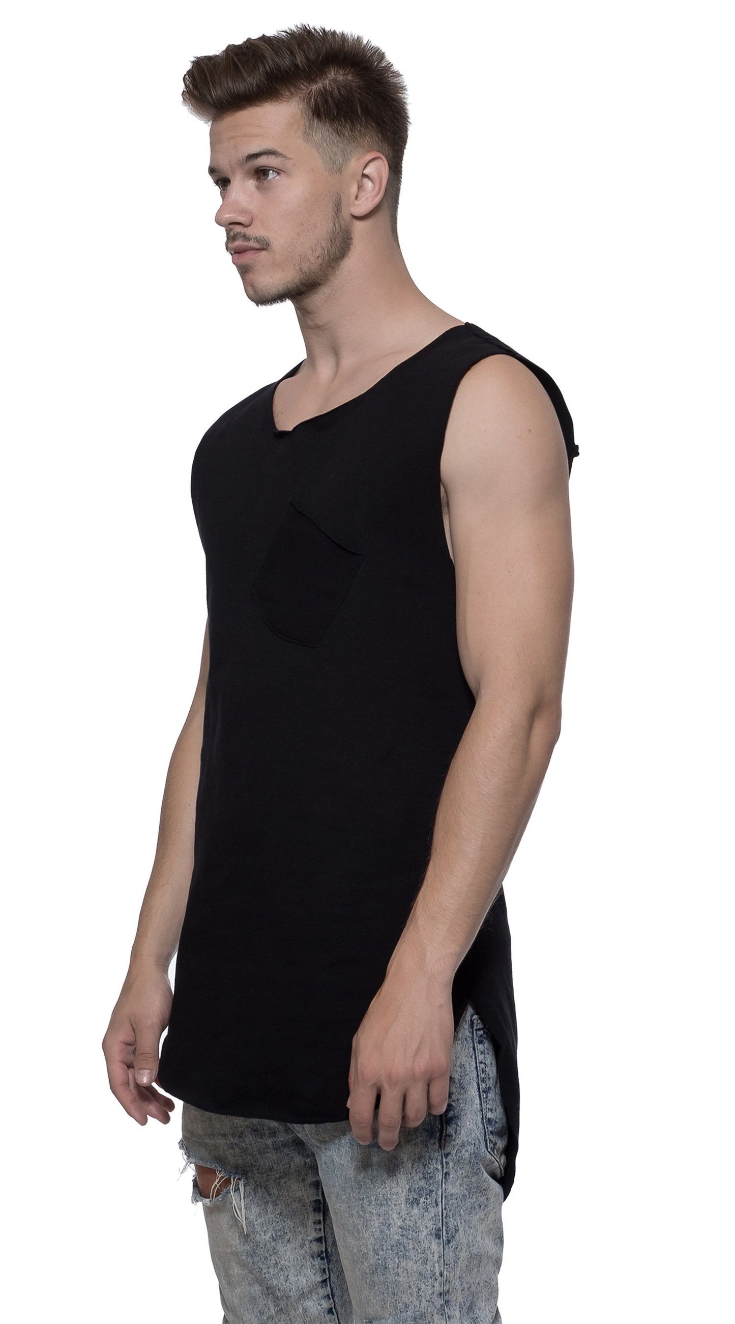 TheG Longline Vest // black