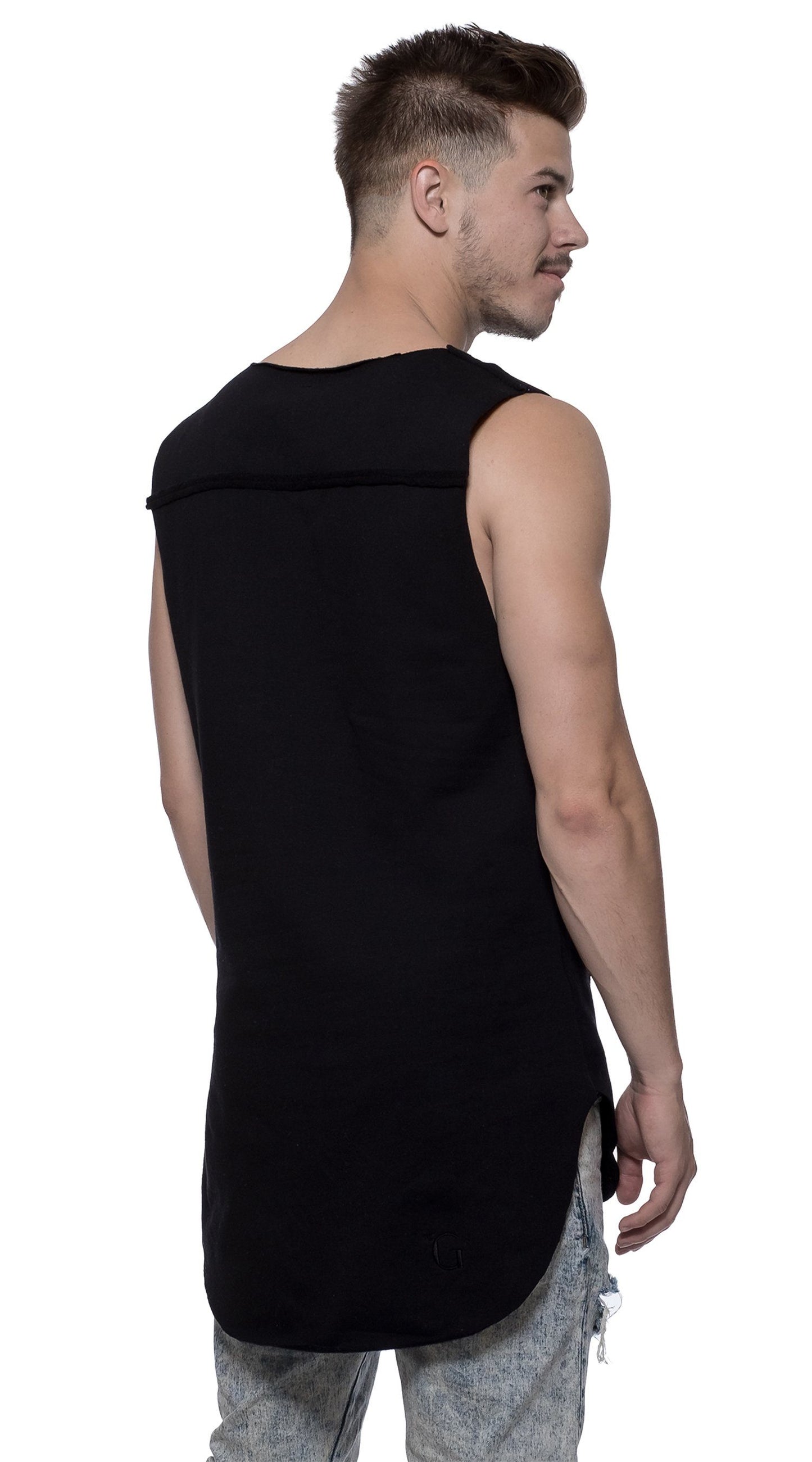 TheG Longline Vest // black