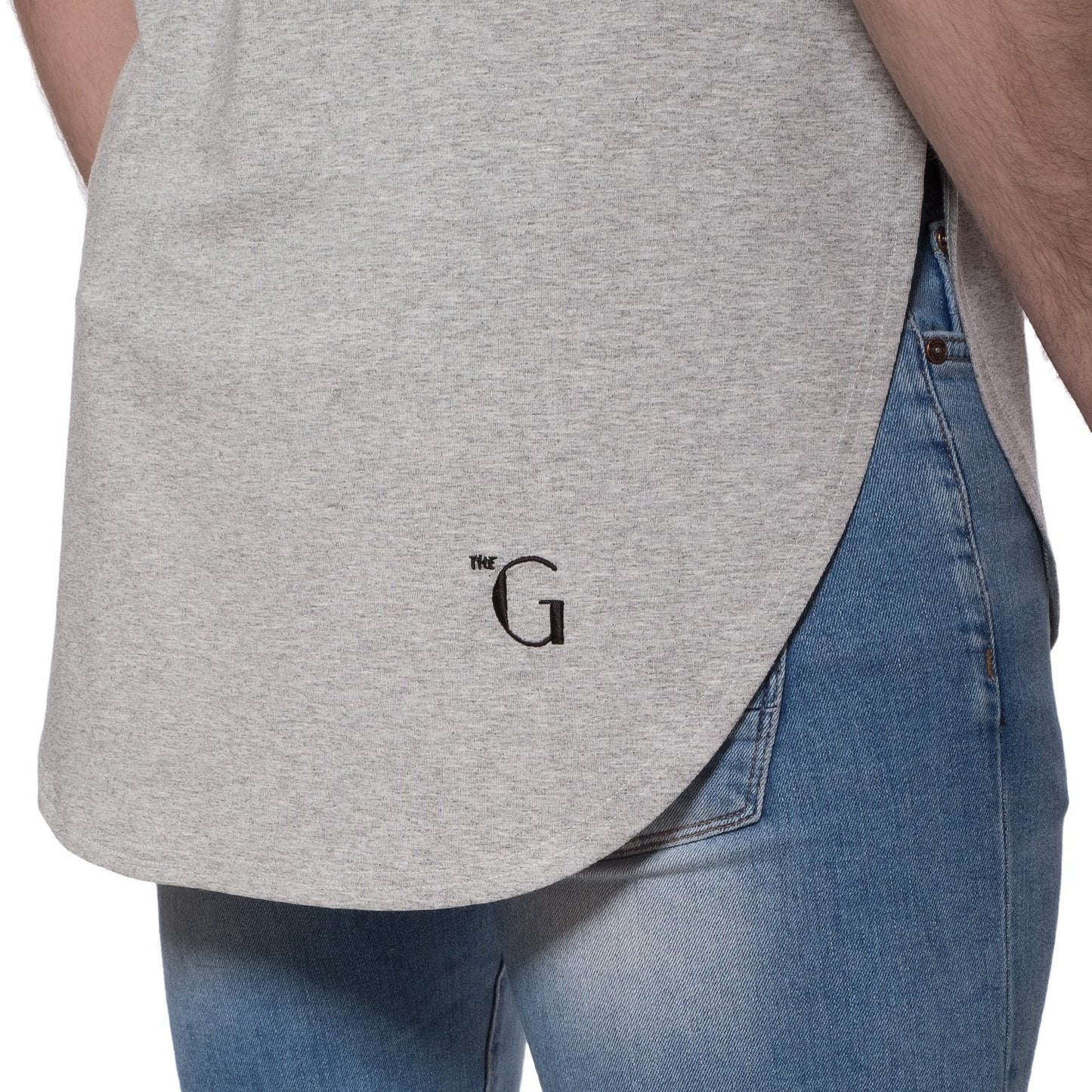 TheG Man viskóza Basic 2/2 dlhé tričko // šedá