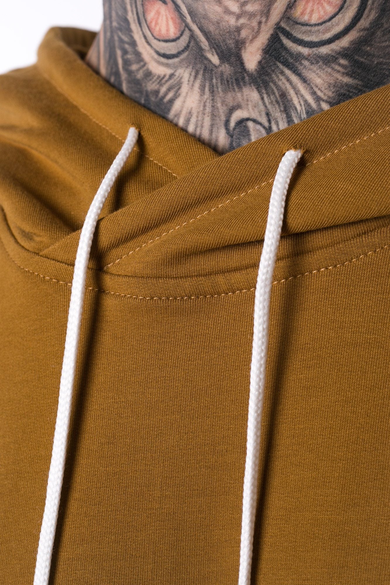 The Man Panelled Hoody 17 // umber