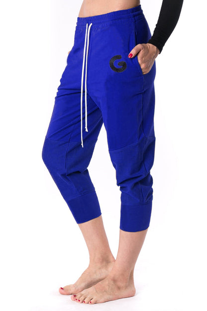 The Woman Panelled Jogger 17 // royal blue