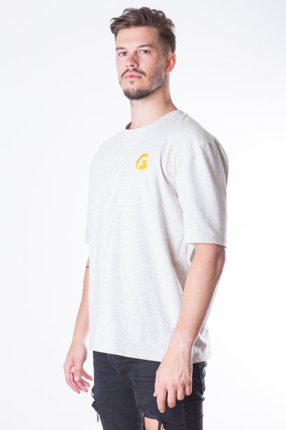 French Terry Man Oversize Tee // off-white