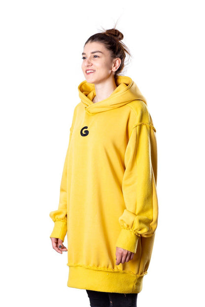 TheG Fresh Oversize Hoody Woman // yellow