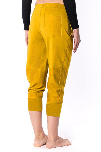 The Woman Panelled Jogger 17 // yellow