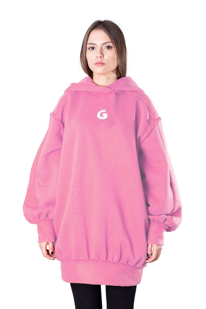 TheG Fresh Oversize Hoody Woman // pink