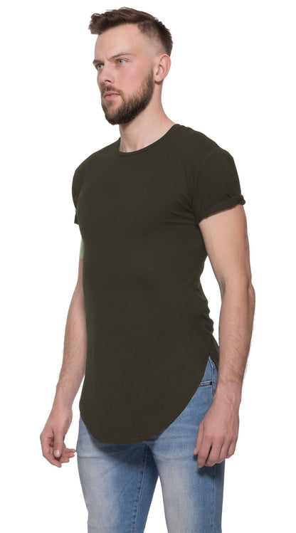 TheG Man Viscose Basic 1/2 dlouhé tričko // khaki
